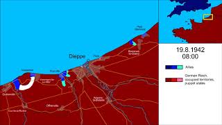 Dieppe Raid 1942 Every Hour [upl. by Launcelot]