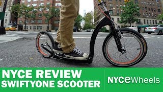 Swifty One Review  Folding Scooter  Kickbike [upl. by Oine]