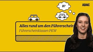 Anhänger ziehen mit den Führerscheinklassen B und BE  ADAC [upl. by Aissac]