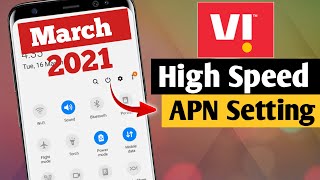 Vi APN Settings 2021  Vodafone APN Setting  Vi Network Problem  How To Increase Vi 4G Speed [upl. by Rahel]