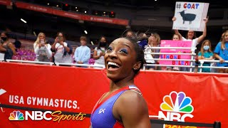 Simone Biles COMMANDS US Olympic Trials on Day 1 with dominating performance  NBC Sports [upl. by Clardy]