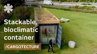 On designing a stackable bioclimatic shipping container home [upl. by Ennalorac435]