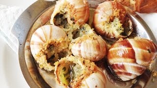 Escargots  Weinbergschnecken zubereitet [upl. by Dun]