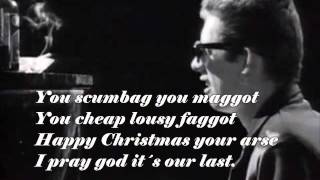 The Pogues  Fairytale of New York  Lyrics [upl. by Anelehs]