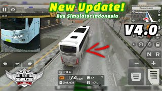 BUSSID Bus Simulator Indonesia UPDATE  Ultra Graphics New Damage System Washing Dirt amp More [upl. by Annaitat198]