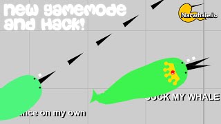 narwhaleio  NEW GAMEMODE AND HACK  Diffrent WhaleTypes [upl. by Anelad]