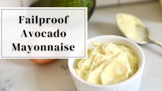 Avocado Mayonnaise [upl. by Stefano]