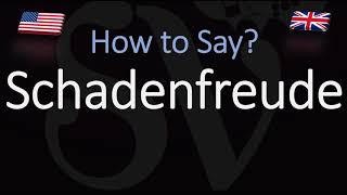 How to Pronounce Schadenfreude CORRECTLY Meaning amp Pronunciation [upl. by Nuhsed]