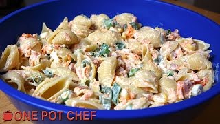 Ultimate Creamy Pasta Salad  One Pot Chef [upl. by Maddeu828]