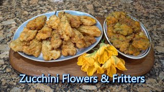 Italian Grandma Makes Zucchini Flowers amp Fritters [upl. by Xilef663]