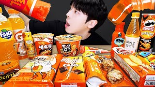 ASMR MUKBANG  편의점 꿀젤리 오렌지 디저트 아이스크림 먹방 amp 레시피 DESSERT GALAXY HONEY JELLY CANDY [upl. by Mccormick]