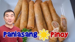 Panlasang Pinoy Lumpia Recipe Remake  Makeover of Oldest Lumpia Video [upl. by Lalita]