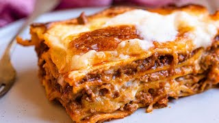 Lasagne al Forno Italian Beef Lasagna [upl. by Mascia]