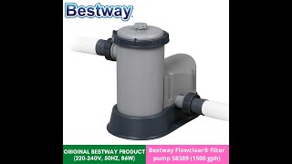 Bestway Cartridge 1500 GPH Filter Setup On Our Intex Prism Pool [upl. by Hazlip586]