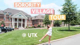 SORORITY VILLAGE TOUR  university of tennessee [upl. by Rolan4]