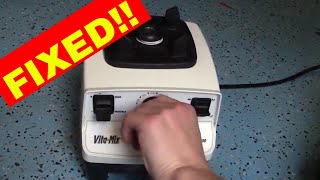 VitaMix Replace Jumpy Speed Control  EASY Replacement of Broken Potentiometer Rheostat [upl. by Bathesda]