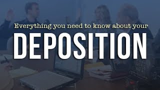 Everything You Need To Know About Depositions [upl. by Yenaj]