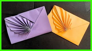 ⩥ Cómo hacer un SOBRE de papel FÁCIL y ELEGANTE  Origami PASO A PASO [upl. by Lenette993]