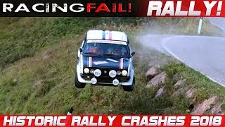 Historic Legend Rally Cars Crash Compilation 2018 [upl. by Heins]