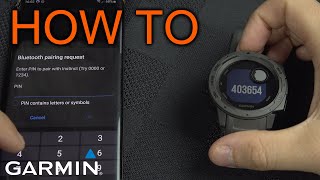 How to Connect Garmin Instinct to Phone Garmin Connect [upl. by Anneuq57]