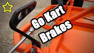 Go Kart Brakes Pedal Drum amp Band Install [upl. by Nido]