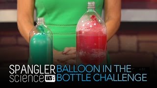 Balloon In The Bottle Challenge  Cool Science Experiment [upl. by Hpeosj916]