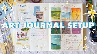 My Art Journal  5 Creative Bullet Journal Ideas ° [upl. by Cassi]