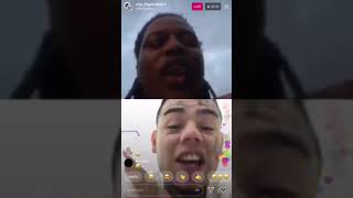 FBG Duck vs 6ix9ine Live On Instagram FULL VIDEO [upl. by Nileuqay]