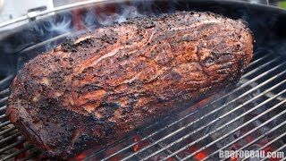 Roast Beef Recipe  Works on the BBQ or in the oven  BBQFOOD4U [upl. by Marybella]