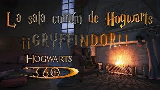 The Hogwarts common room in 360  ¡¡GRYFFINDOR 🦁 [upl. by Majka]