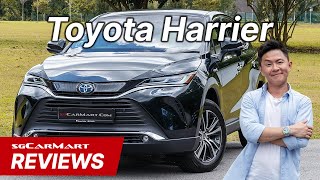 2021 Toyota Harrier Hybrid 25 Luxury  sgCarMart Reviews [upl. by Dey]