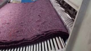 NON WOVEN FELT MAKING NEEDLE PUNCHING MACHINE [upl. by Jean-Claude]