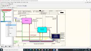 декомпозиция IDEF0 в BPWin [upl. by Atsira]