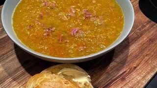 CLASSIC LENTIL AND HAM HOCK SOUP RECIPE [upl. by Jehial]