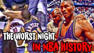 The WORST Night In NBA HISTORY The Malice At The Palace [upl. by Atteuqehs]