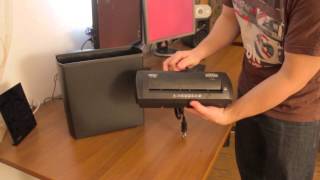 Fellowes P20 Paper Shredder Unboxing [upl. by Naamann100]