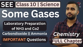 Some Gases Chapter of Class 10  Science Chemistry  Preparation of Co2 and NH3  Properties SEE [upl. by Adaran]