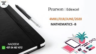 4MB101R2020MAY  Edexcel International GCSE Mathematics B  2020  MAY  Science And Math [upl. by Irahk]