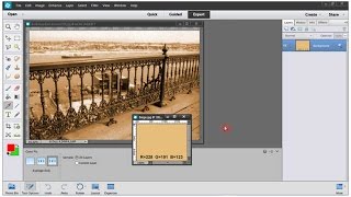 Photoshop Elements Tutorial 06 How To Make a Sepia Photo [upl. by Noiz]