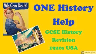 GCSE History Revision 1920s USA onehh [upl. by Lauzon]