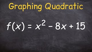 Learn how to graph a quadratic [upl. by Atkins]