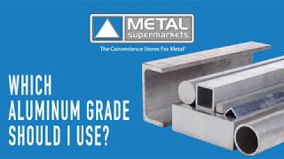 Which Aluminum Grade Should I Use  Metal Supermarkets [upl. by Noet]