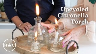 Upcycled Citronella Torches  Party 101 [upl. by Aielam]