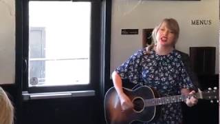 King Of My Heart Live Acoustic  Taylor Swift [upl. by Tabber]