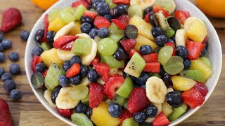 Fruit Salad Recipe [upl. by Ddot]