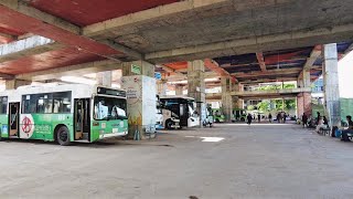 Vientiane Central Bus Station  Travel Laos  WALK A LAOS [upl. by Ardnasirk]