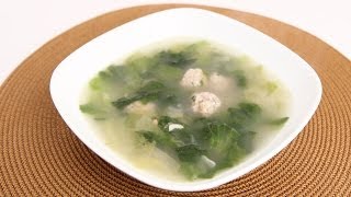 Homemade Escarole Soup Recipe  Laura Vitale  Laura in the Kitchen Episode 710 [upl. by Gnilyam]