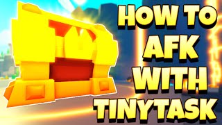 How To AFK With TinyTask in Pet Simulator X Roblox [upl. by Astri]