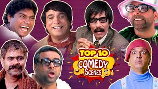 Top 10 Bollywood Comedy Scenes  Akshay Kumar  Paresh Rawal  Johnny Lever  Rajpal Yadav [upl. by Papotto]