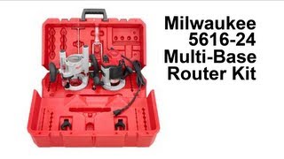 Milwaukee 561624 MultiBase Router Kit [upl. by Arrek]